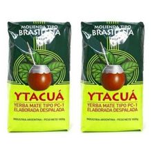 Чай мате Ytacua Yerba mate Molienda Brasilena 1 кг, 2 шт