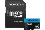 Карта памяти Adata microSDXC Premier Class 10 UHS-I U1 (85/25MB/s) 64GB + ADP