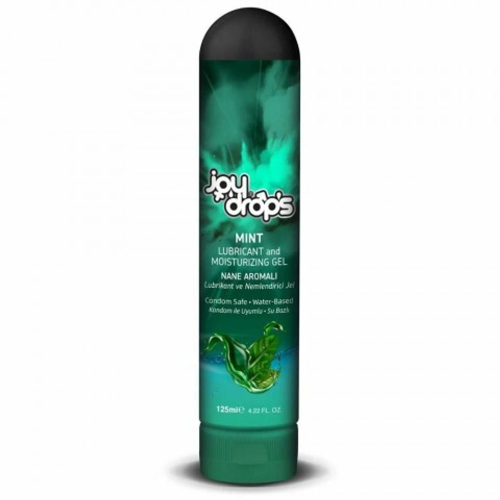 Смазка на водной основе "Joydrops "Mint" с ароматом мяты, 125 мл