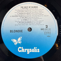 Винтажная виниловая пластинка LP The Best Of Blondie (Japan 1981) (No Obi)