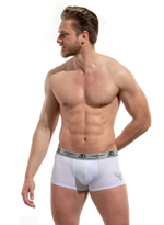 Мужские трусы-боксеры с эмблемой (Размер: XXL) (Цвет: черный)