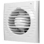 Вентилятор вытяжной настен, выкл, Эра, d100 мм, 14 Вт, 97 м3/ч, ERA 4S-02