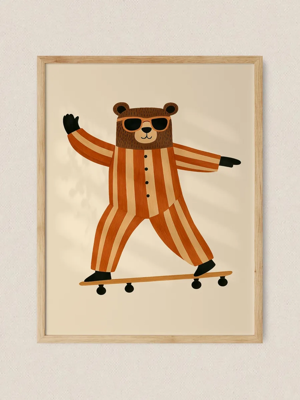 Постер 40х50 в детскую мальчика Ретро стиль