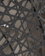 Florina Подвесное кресло с ножкой темно-серое