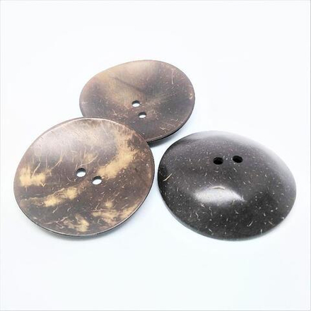 Пуговица №29 с 2-мя отверстиями, кокос 50мм