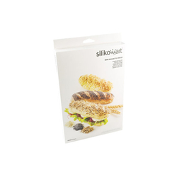 Форма силиконовая для приготовления мини-багетов mini baguette bread, 20х30 см