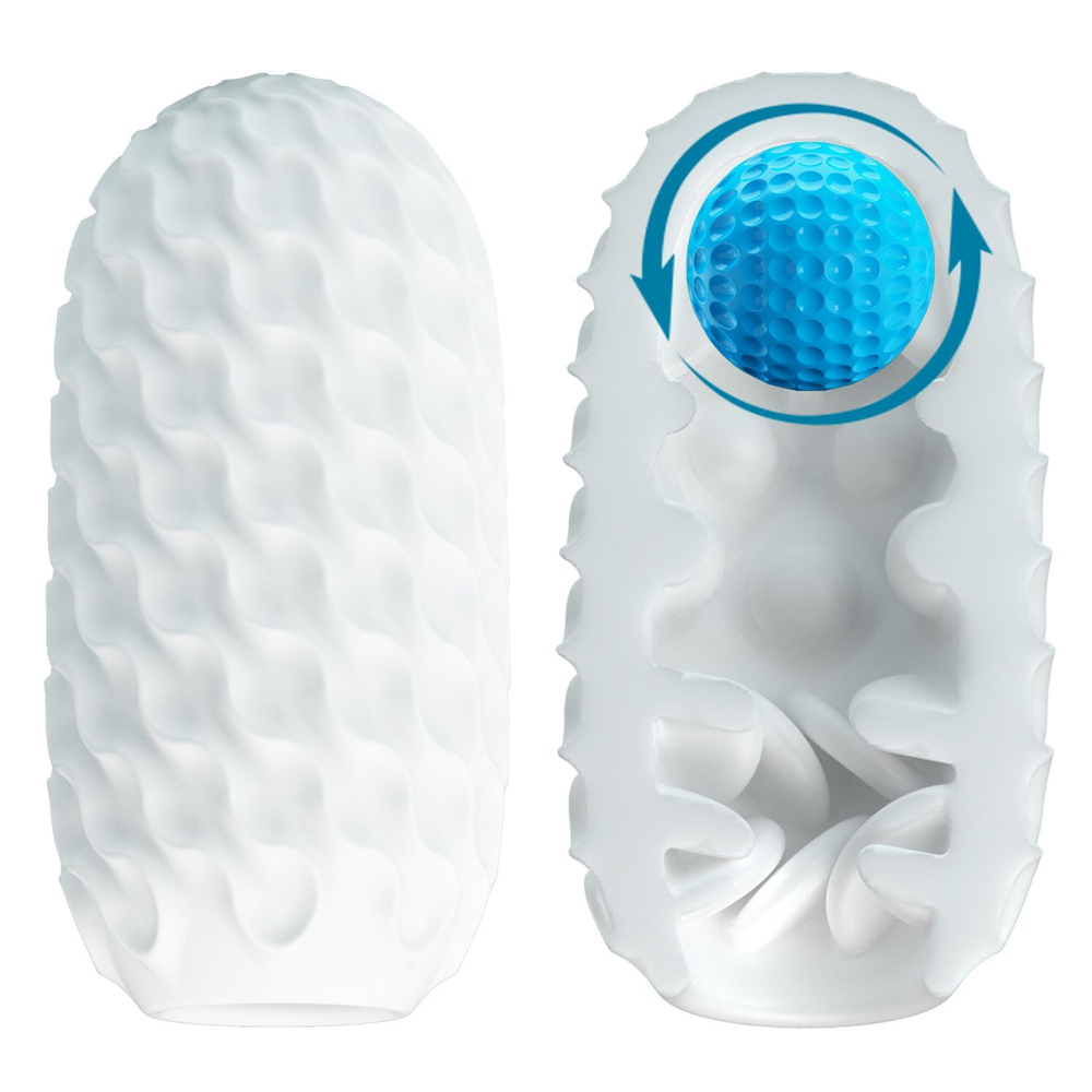 Мастурбатор с шариком внутри Magic ball (Цвет: прозрачный)