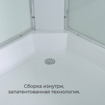 Душевая кабина EM3080LEDT прозрачная