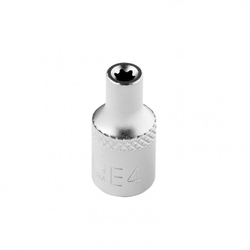 Головка торцевая 1/4, Е4, CrV Stels