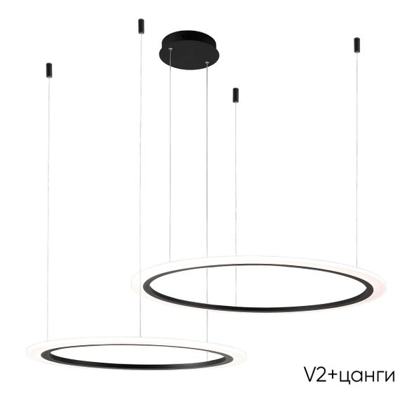 Подвесной светодиодный светильник Crystal Lux Manzana SP53W Led Black
