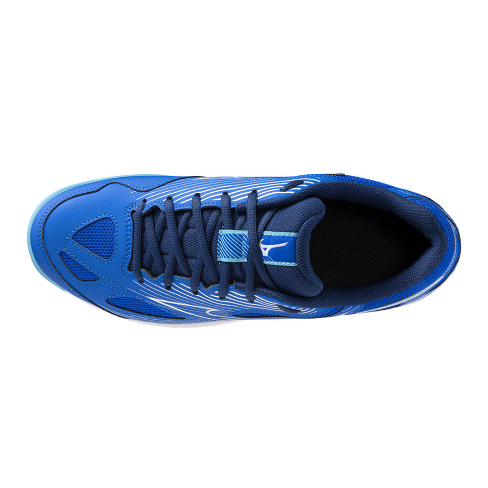 Кроссовки волейбольные мужские MIZUNO Cyclone Speed 4 V1GA238001, р.UK8,5 (рос.41,5), синий