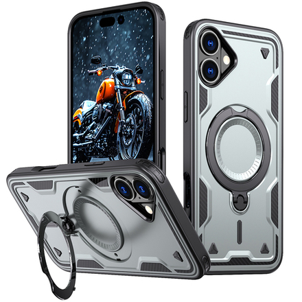 Чехол Magneto Case с кольцом для iPhone 16 Plus