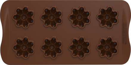 Форма для запекания Silikomart Forma do czekoladek Choco Flower, овальная, силикон, 1,8 11,3 см