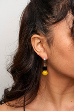 20148570 Серьги Роман с камнем