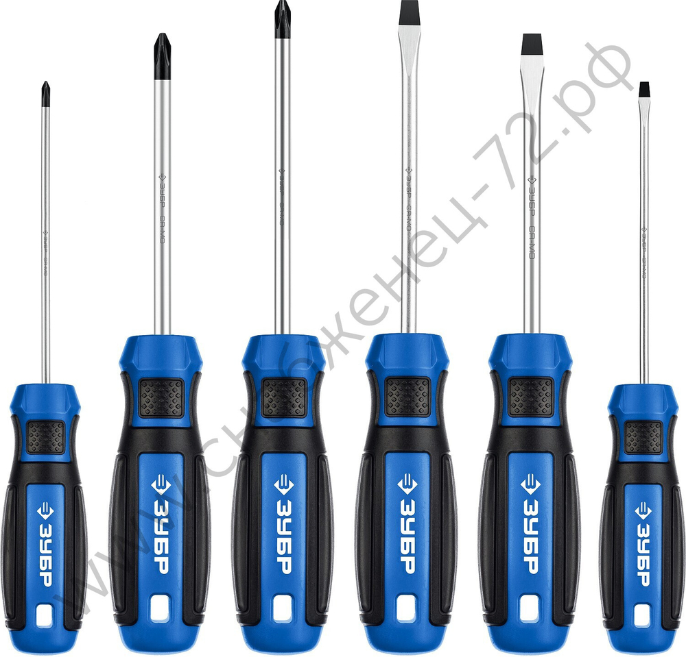 ЗУБР 6 предм., Набор отверток, Профессионал-6 (25239)