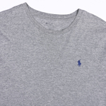 Классическая футболка Polo Ralph Lauren цвета серого меланжа, L