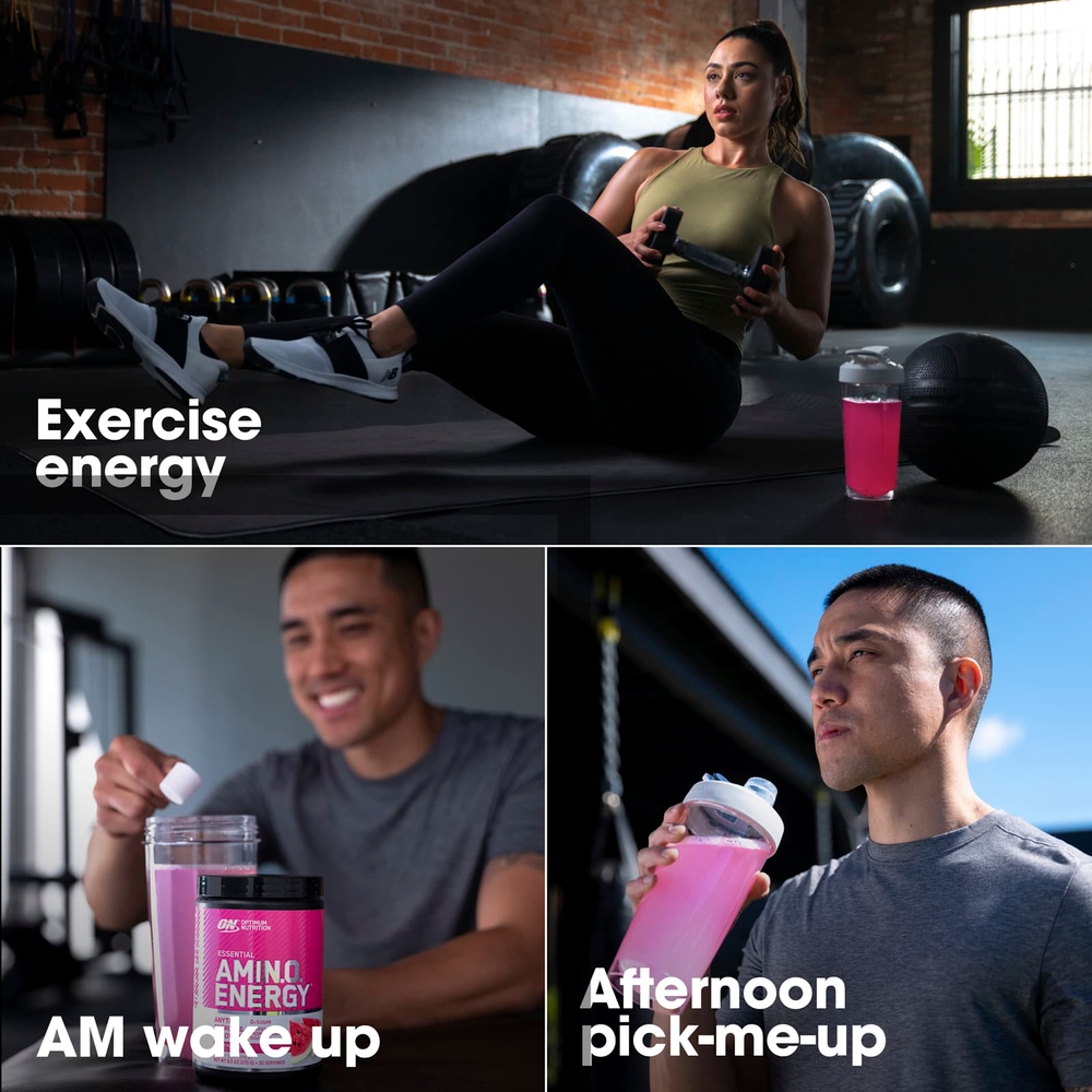 Optimum Nutrition, ESSENTIAL AMIN.O. ENERGY, арбуз, 585 г (1,29 фунта)
