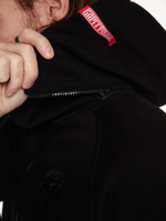 Худи Варгградъ мужской чёрный "Скаут" с начёсом