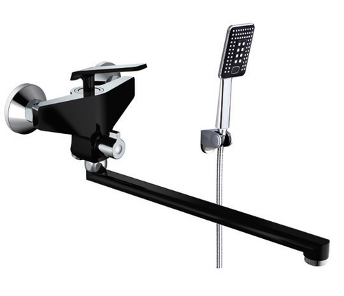 333541-C Смеситель од. для ванны дл. (чер./хром) ViEiR (10/1шт)