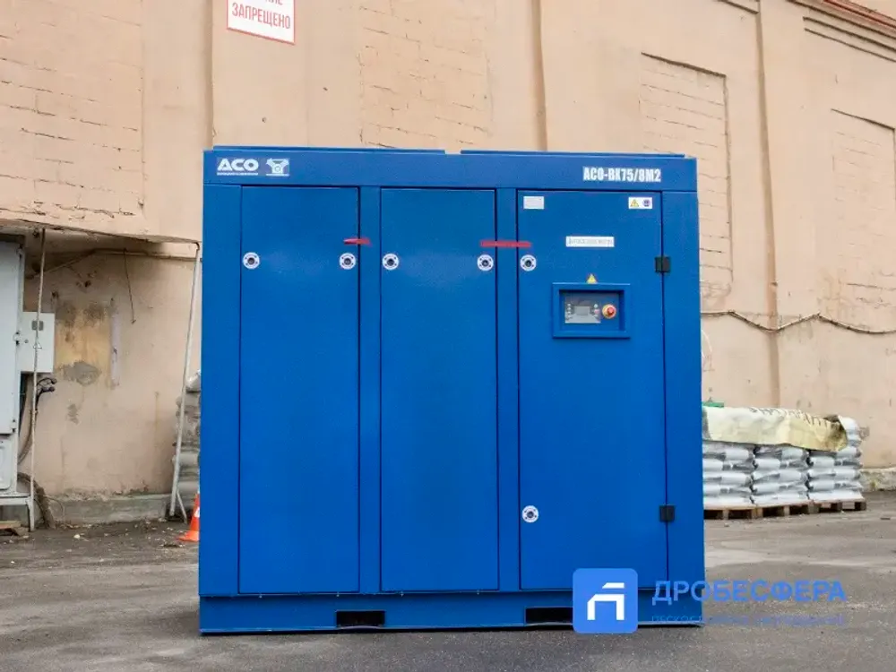 Винтовой компрессор АСО-ВК75/8М2