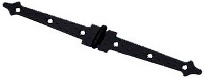 Петля AMIG 552-180х22х1,5 накладная чёрная       12626