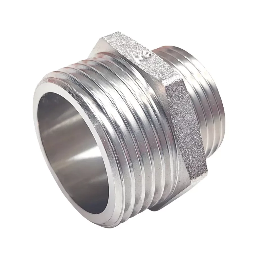 Бочонок лат. 1/2" * 1/4" нар./ нар. Никель