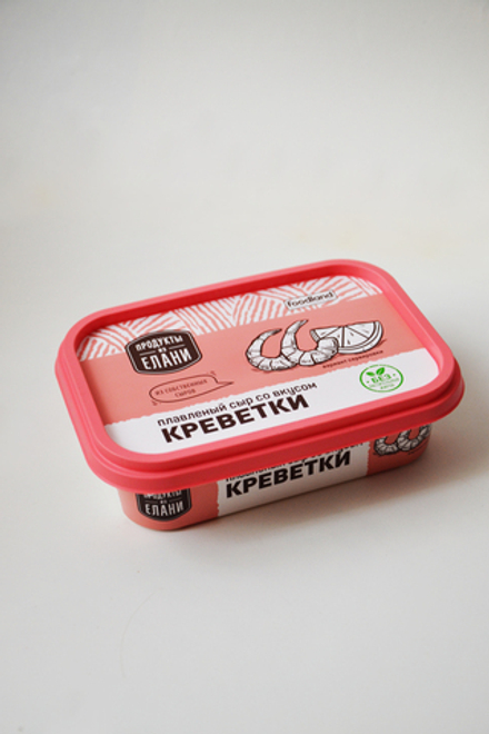 Сыр плавленый «Продукты из Елани» со вкусом креветки 50% БЗМЖ, 180 г