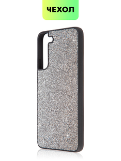 Чехол BROSCORP для Samsung Galaxy S22+ (арт. SS-S22P-CRYSTAL-SILVER)