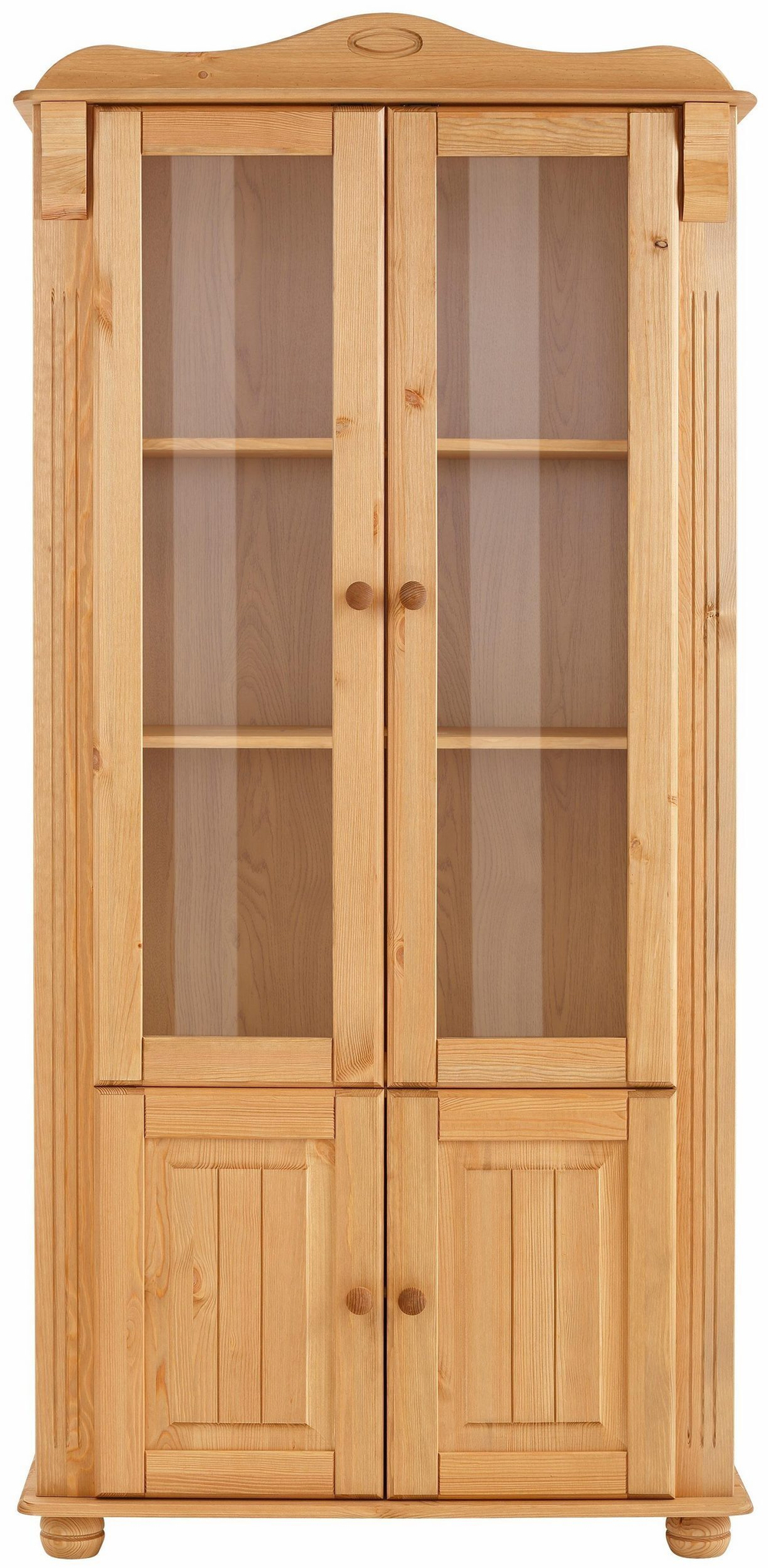 Шкаф-витрина Адель из массива сосны