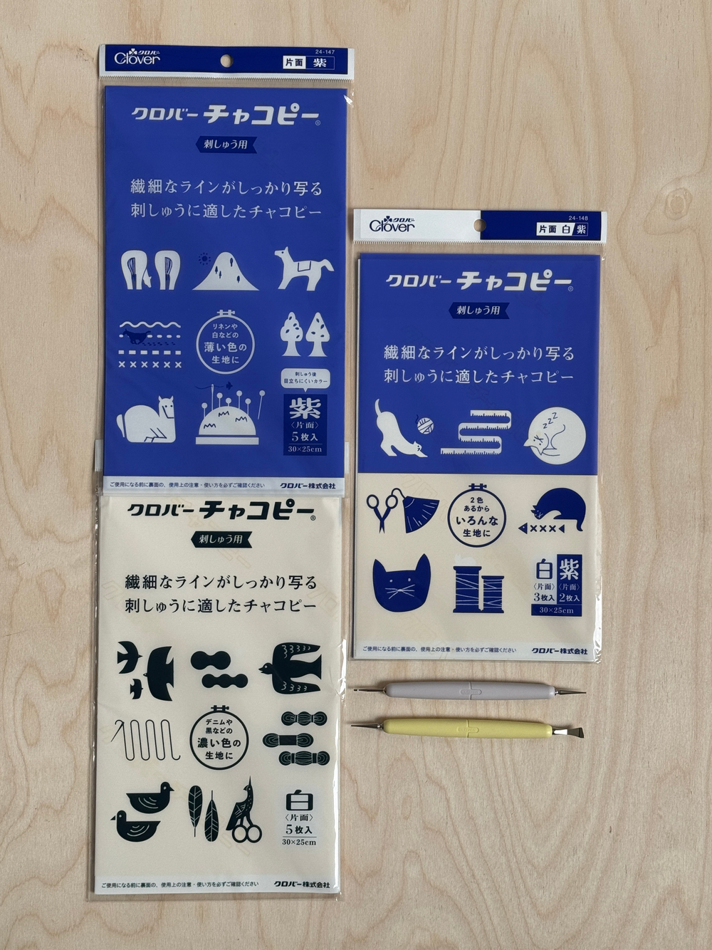 копировальная бумага для вышивки Clover