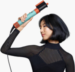 Стайлер Dyson Airwrap i.d. Long HS08 Straight+Wavy, бирюзовый/оранжевый (Ceramic Patina/Topaz)
