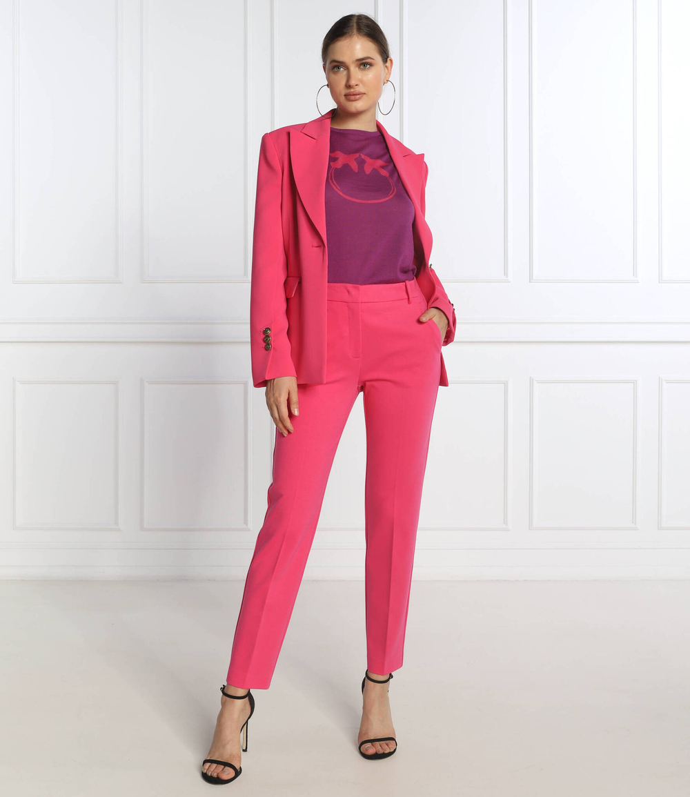 Хлопковый свитер ultrafine Pinko - фиолетовый(1G181V A02S)