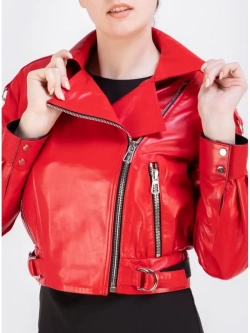 Косуха кожаная куртка женская Турция