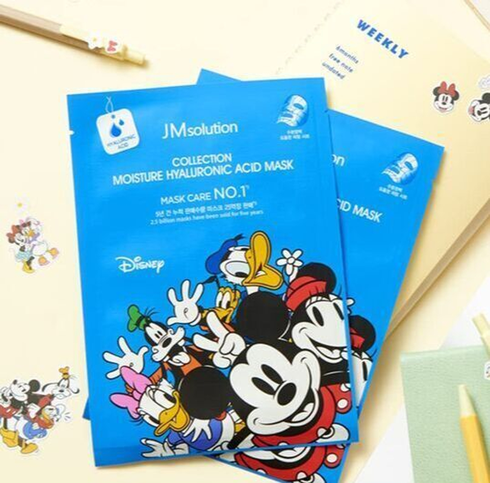 JMsolution Маска тканевая с гиалуроновой кислотой – Disney collection moisture hyaluronic acid, 30мл, шт