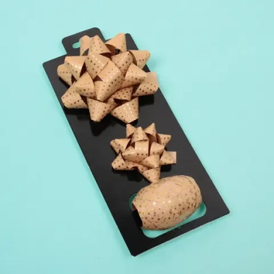 Набор для декорирования «Звездное небо» бант 1,7см, бант 1 см, лента 5мм (10м), Золото