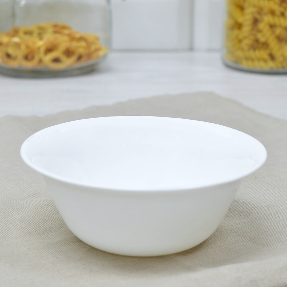 Салатник 300мл 12,5см "Smooth" LPW-50 WHITE (78907) стеклокерамика