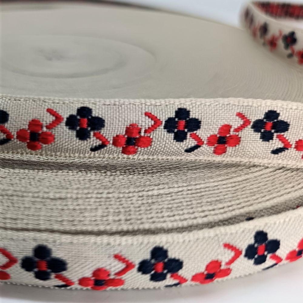 Тесьма жаккард, ш. 1 см