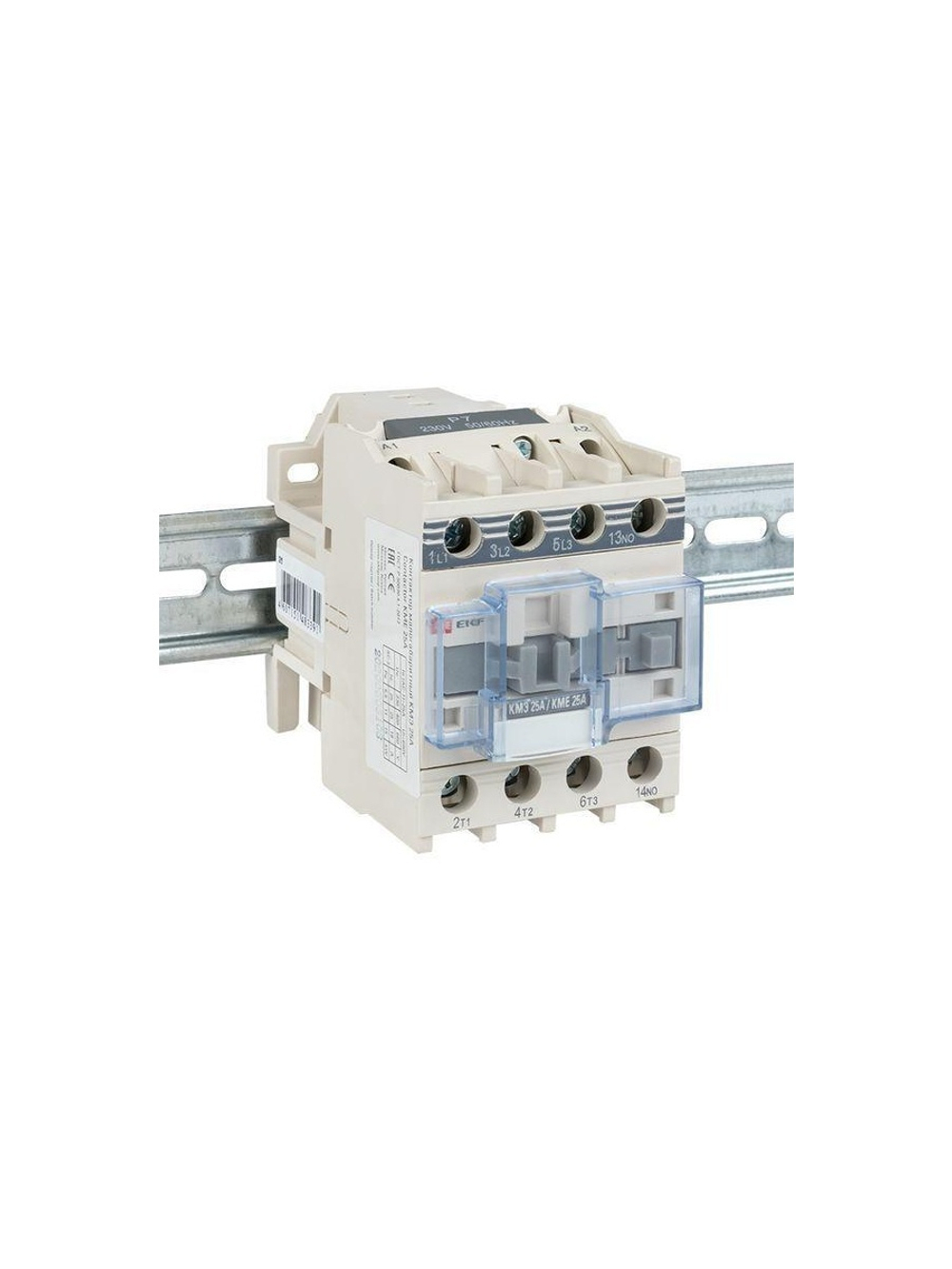 Контактор КМЭ 25А кат. 380В AC 1НЗ EKF ctr-s-25-380-nc
