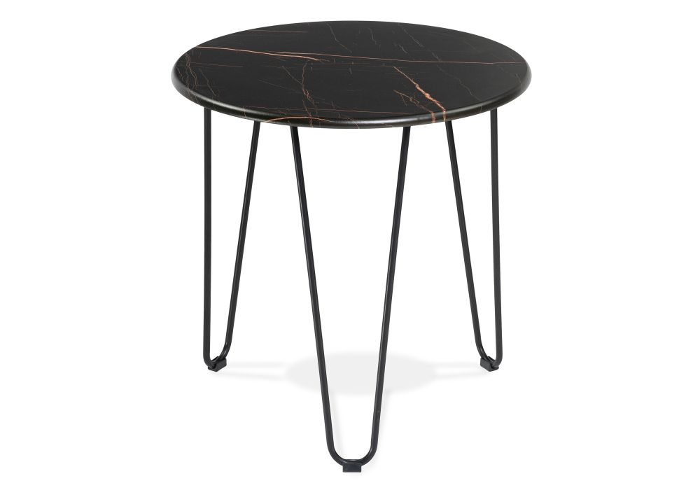 Журнальный столик Шани 60х62 кварц черный