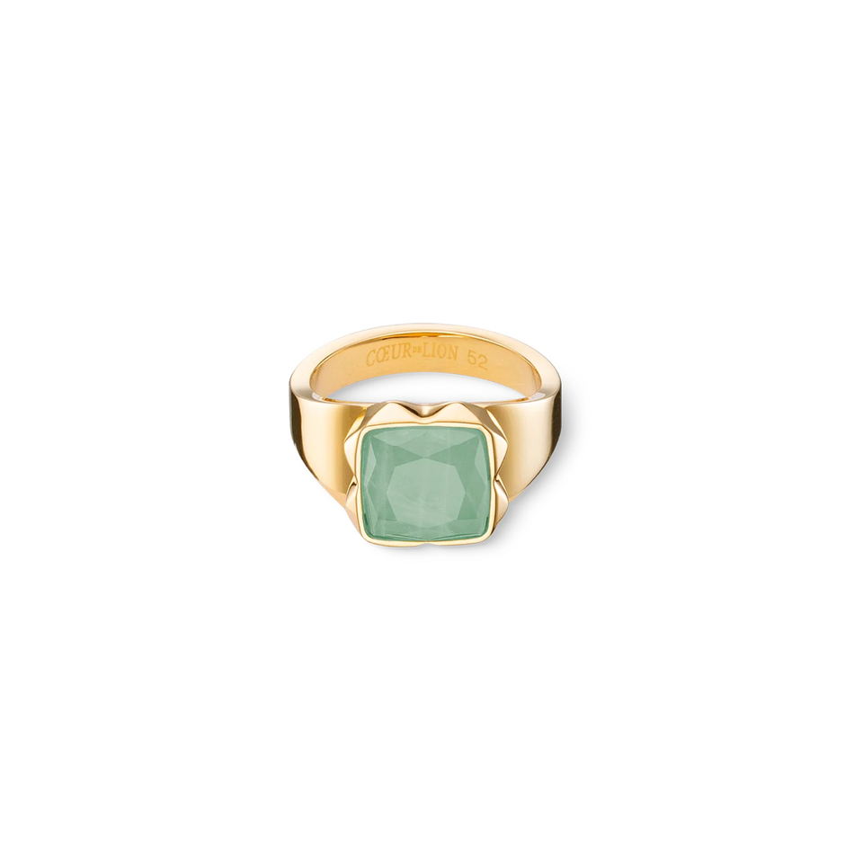 Кольцо Coeur de Lion Green-Gold 16.5 мм 1200/40-0516 52