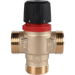 Клапан термостатический смесительный ROMMER - 1" (НР/НР, 35-60°C, Kvs 1.6, L-смешивание)