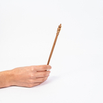 Деревянная заколка-шпилька из красного дерева (махагон). Hю 13