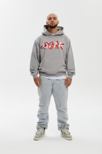 Худи коллаб граффити (серый)