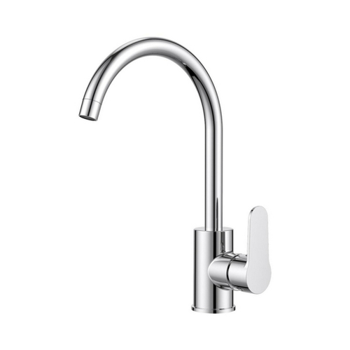 Смеситель для кухни 35к Milardo POLSBJ0M05 "Poli" высокий пов. излив, п/гайку, пластик, ХРОМ