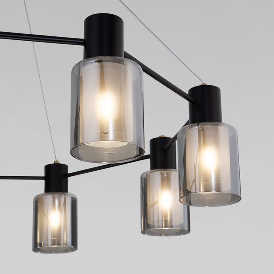 70219/8 / подвесной светильник / черный/античная бронза