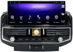 Магнитола для Toyota Land Cruiser 200 2007-2015 (с штат. камерой или 360) - Parafar PF381L12T2 монитор 12.3" на Android 13, 8+128Гб, CarPlay, SIM-слот