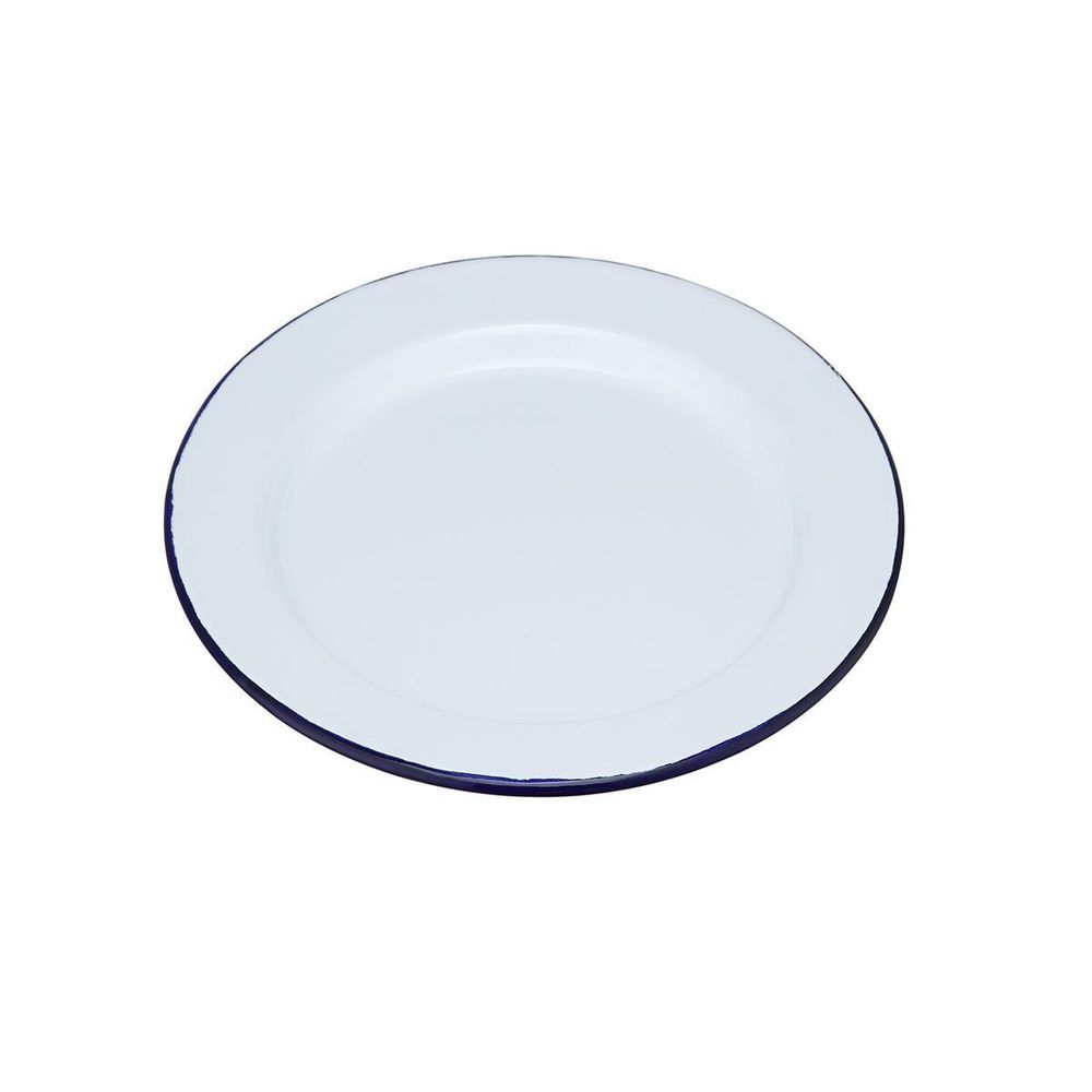 Тарелка эмалированная d=24 см, &quot;Blue Rim&quot;  P.L.