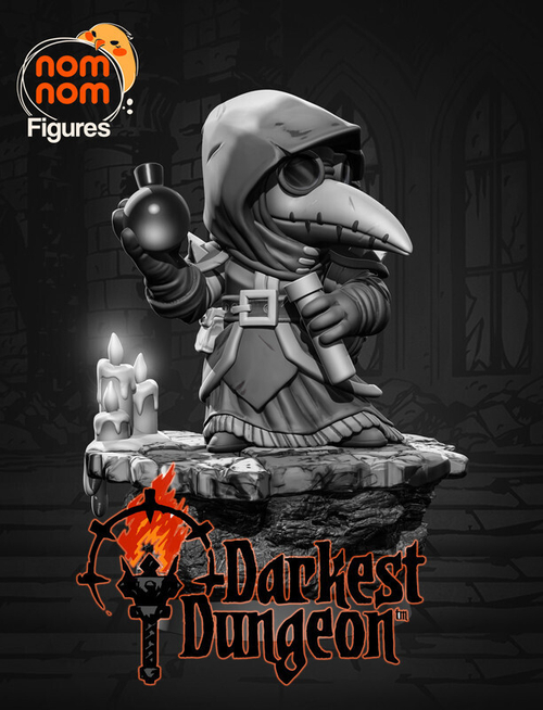 Чумной доктор Darkest Dungeon Chibi Funko POP Plague Doctor Коллекционная Фигурка Аниме