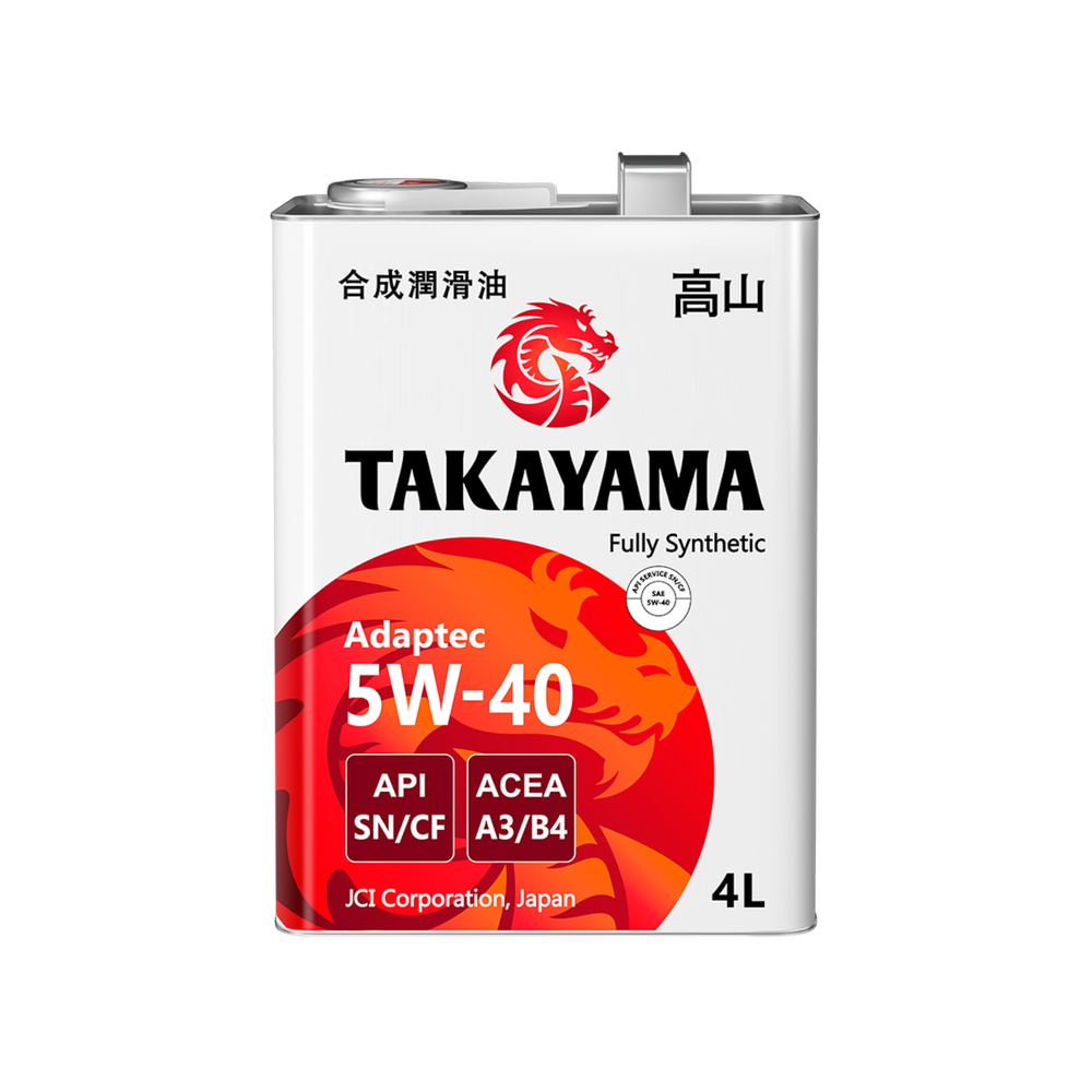 Масло Takayama 5W40 SN/CF A3/B4 (4+1л) синтетика