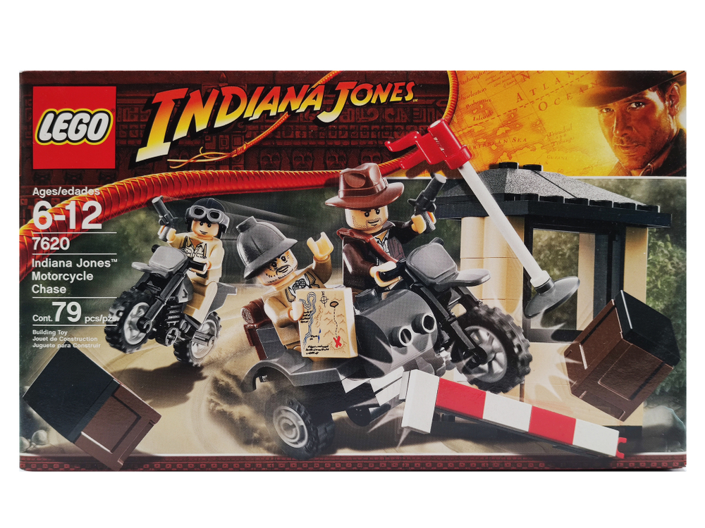 Конструктор LEGO 7620 Индиана Джонс: погоня на мотоцикле